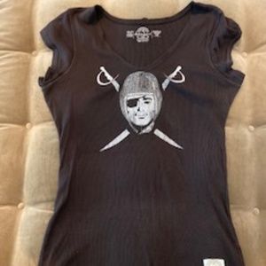 Raiders t-shirt womens large